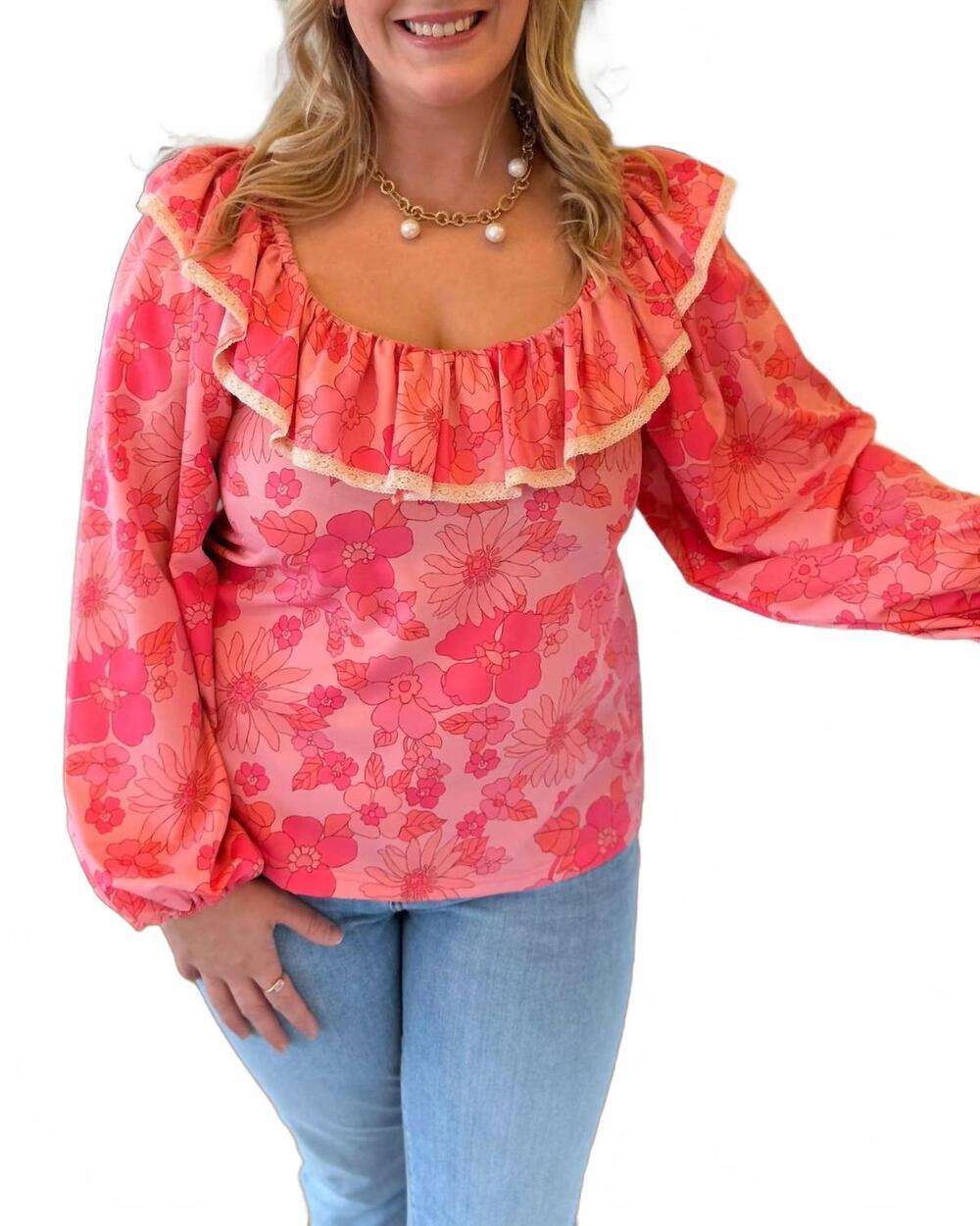NEW SMITH & QUINN matilda top in groovy aloha